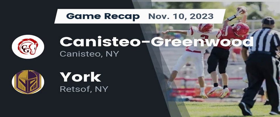 CanisteoGreenwood vs York Football 11/10/2023