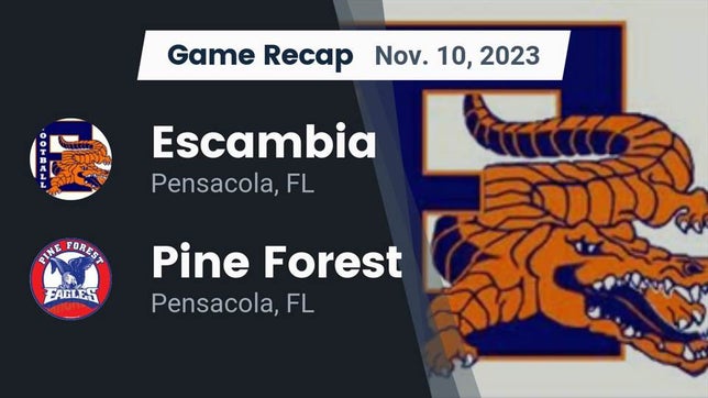 Watch this highlight video of the Escambia (Pensacola, FL) football team in its game Recap: Escambia  vs. Pine Forest  2023 on Nov 10, 2023