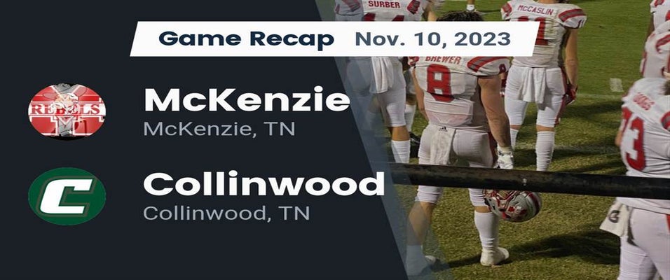 Collinwood vs McKenzie Football 11/10/2023