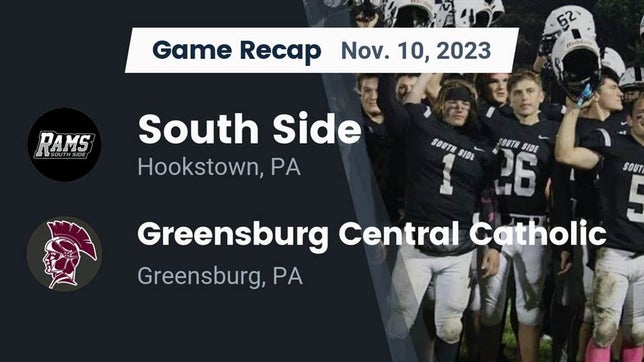 Football Game Recap: Greensburg Central Catholic Centurions vs. South ...