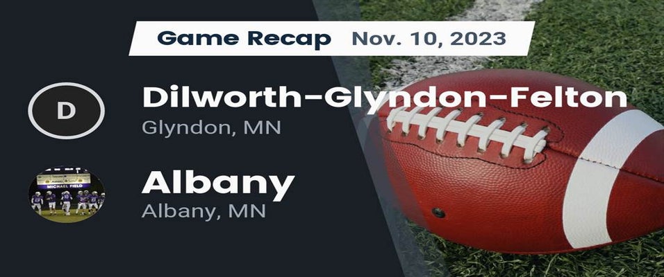 DilworthGlyndonFelton vs Albany Football 11/10/2023