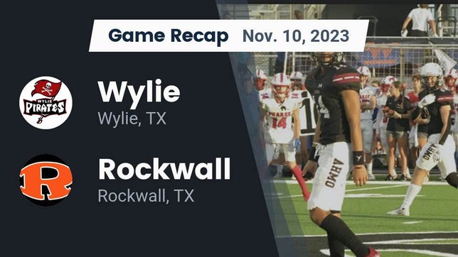 Watch this highlight video of the Wylie (TX) football team in its game Recap: Wylie  vs. Rockwall  2023 on Nov 10, 2023