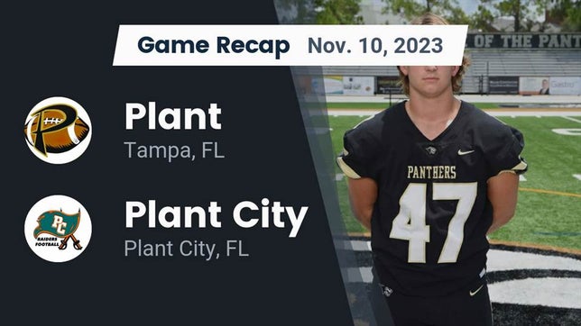 Watch this highlight video of the Plant (Tampa, FL) football team in its game Recap: Plant  vs. Plant City  2023 on Nov 10, 2023