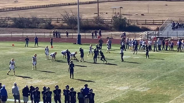 Watch this highlight video of Finn Oetting of the Lyons (CO) football team in its game Dove Creek High School on Nov 11, 2023