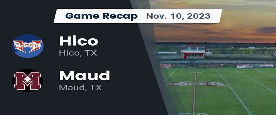 Maud vs Hico Football 11/10/2023