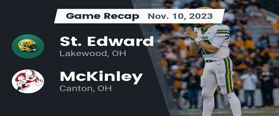 McKinley vs St. Edward Football 11/10/2023