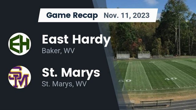 Watch this highlight video of the East Hardy (Baker, WV) football team in its game Recap: East Hardy  vs. St. Marys  2023 on Nov 11, 2023