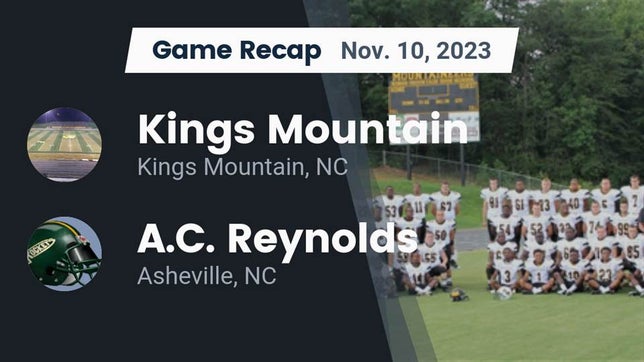 Football Game Recap: A.C. Reynolds Rockets vs. Kings Mountain Mountaineers