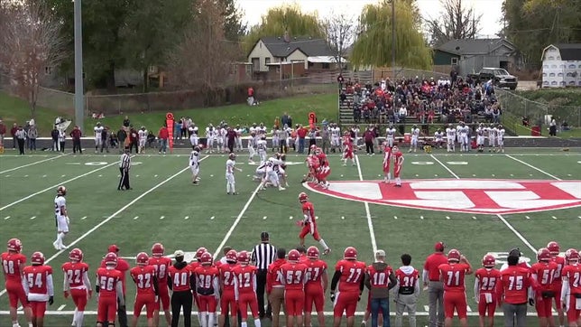 Watch this highlight video of Dillon Fine of the Homedale (ID) football team in its game Teton High School on Nov 11, 2023