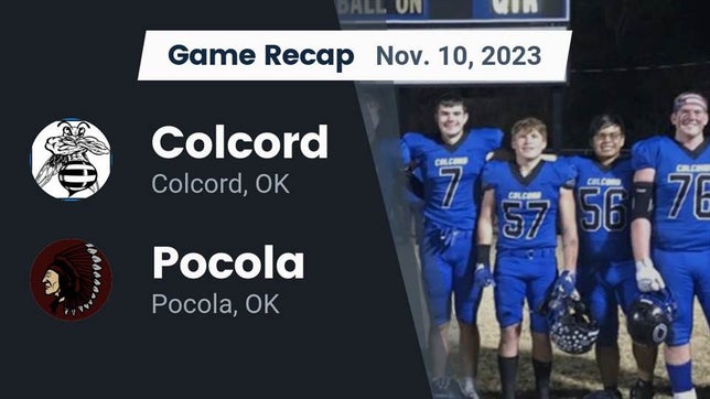 Mae Colcord Football Game Recap: Colcord Hornets vs. Woodland Cougars