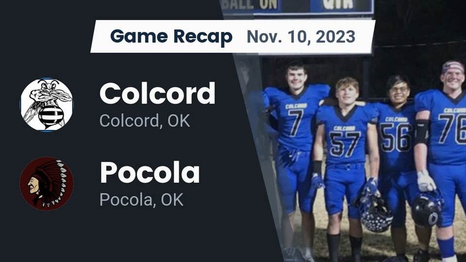 Henry Colcord Pocola vs Colcord | Football | 11/10/2023