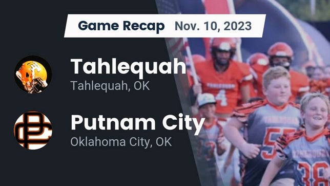 Watch this highlight video of the Tahlequah (OK) football team in its game Recap: Tahlequah  vs. Putnam City  2023 on Nov 10, 2023