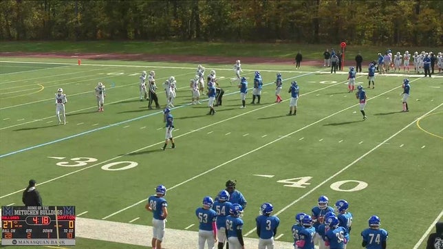 Watch this highlight video of Brandyn Bernknopf of the Dayton (Springfield, NJ) football team in its game Metuchen High School on Oct 21, 2023