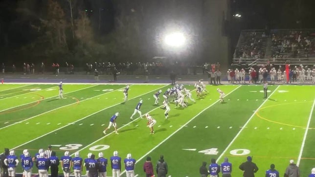 Watch this highlight video of Jake Bondy of the Mid Valley (Throop, PA) football team in its game Riverside High School on Nov 3, 2023