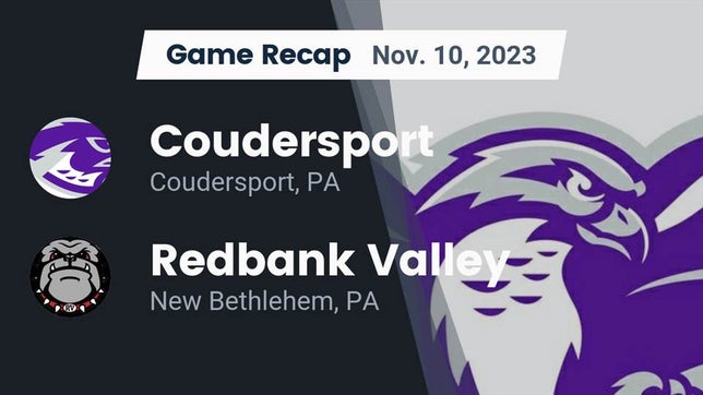 Watch this highlight video of the Coudersport (PA) football team in its game Recap: Coudersport  vs. Redbank Valley  2023 on Nov 10, 2023