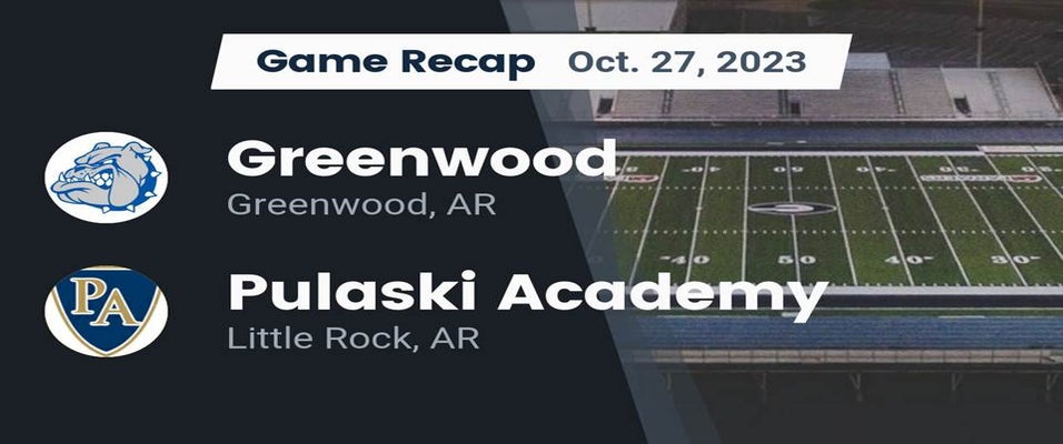 Greenwood vs Pulaski Academy Football 10/27/2023