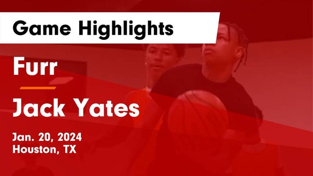 Watch this highlight video of the Furr (Houston, TX) basketball team in its game Furr  vs Jack Yates  Game Highlights - Jan. 20, 2024 on Jan 20, 2024