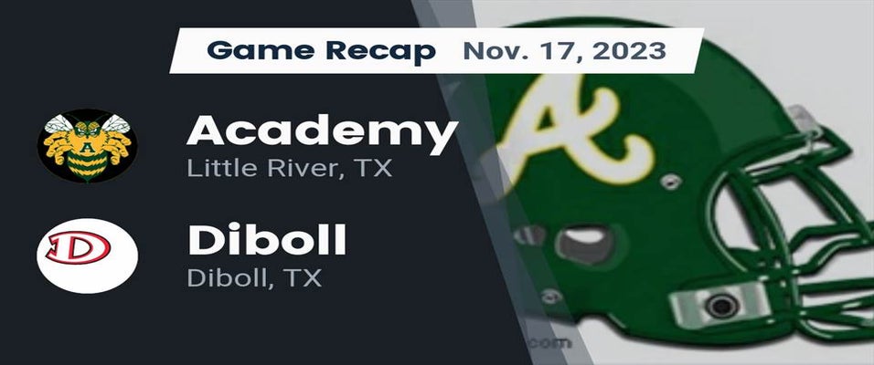 Diboll vs Little River Academy Football 11/17/2023