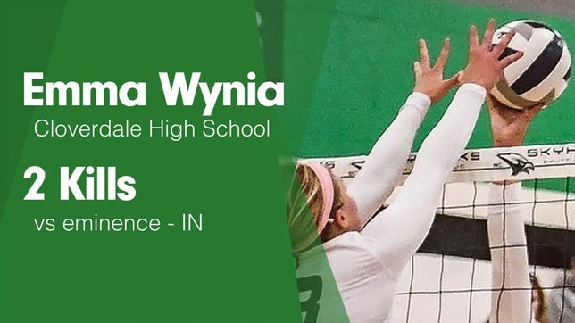 Watch this highlight video of Emma Wynia