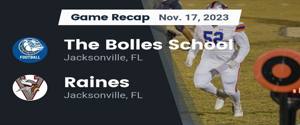 Bolles vs Raines Football 11/17/2023