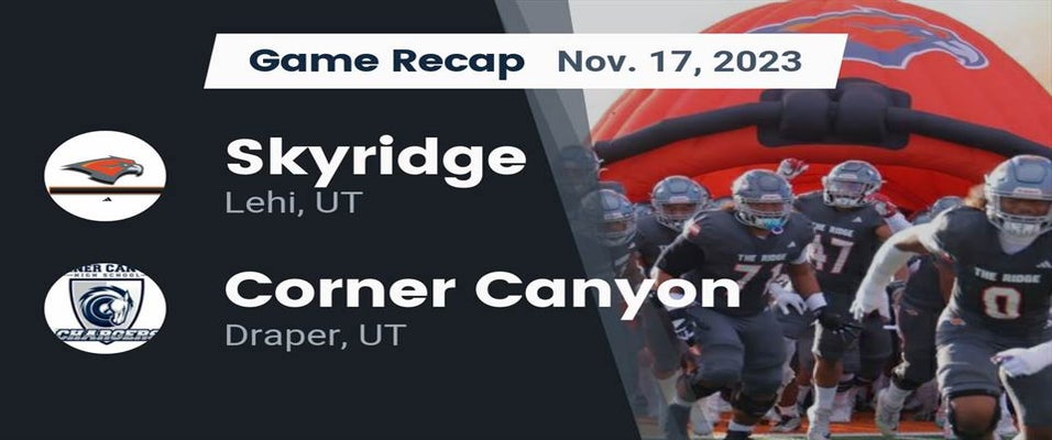Skyridge vs Corner Canyon Football 11/17/2023