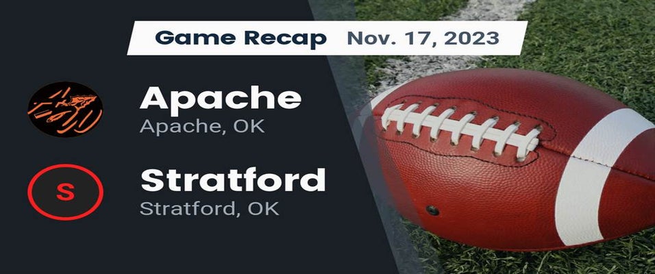 Stratford vs Apache Football 11/17/2023