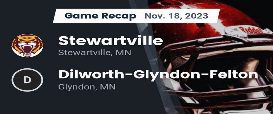 Stewartville vs DilworthGlyndonFelton Football 11/18/2023