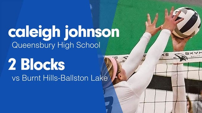 Watch this highlight video of Caleigh Johnson
