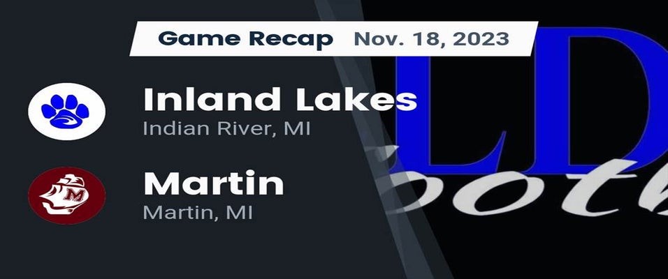 Inland Lakes vs Martin Football 11/18/2023