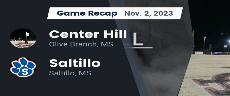 Saltillo vs Center Hill Football 11/2/2023