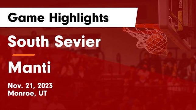 Watch this highlight video of the South Sevier (Monroe, UT) basketball team in its game South Sevier  vs Manti  Game Highlights - Nov. 21, 2023 on Nov 21, 2023