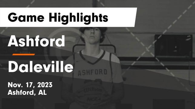 Watch this highlight video of the Ashford (AL) basketball team in its game Ashford  vs Daleville  Game Highlights - Nov. 17, 2023 on Nov 17, 2023