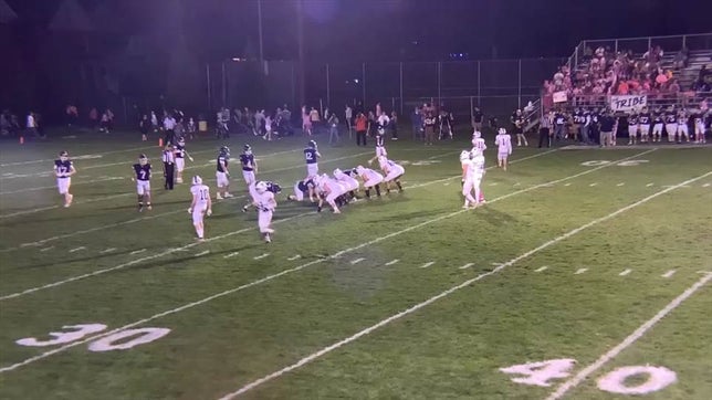 Watch this highlight video of Aiden Barlett of the Hughesville (PA) football team in its game Muncy High School on Oct 27, 2023