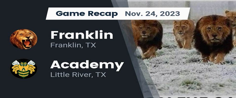 Franklin vs Little River Academy Football 11/24/2023