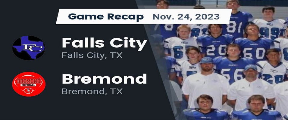 Falls City vs Bremond Football 11/24/2023
