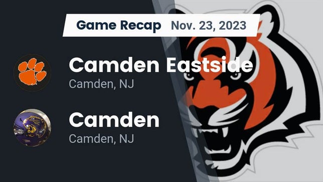 Watch this highlight video of the Eastside (Camden, NJ) football team in its game Recap: Camden Eastside   vs. Camden  2023 on Nov 23, 2023