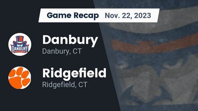 Watch this highlight video of the Danbury (CT) football team in its game Recap: Danbury  vs. Ridgefield  2023 on Nov 22, 2023