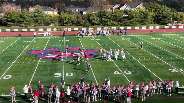 Watch this highlight video of Liam Mcbratney of the St. Peter's (Staten Island, NY) football team in its game St. John the Baptist High School on Nov 11, 2023