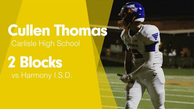 Watch this highlight video of Cullen Thomas