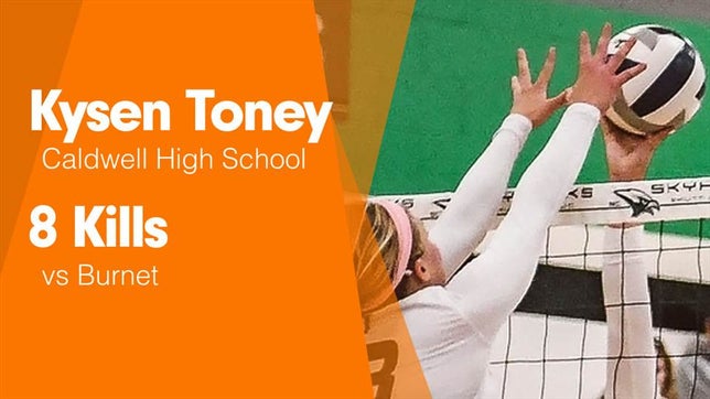 Watch this highlight video of Kysen Toney