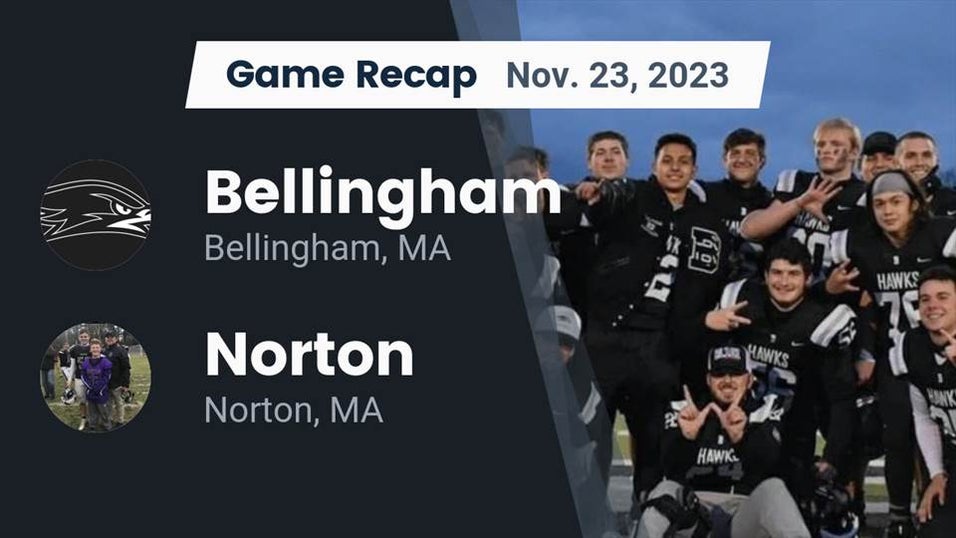Norton vs Bellingham Football 11/23/2023
