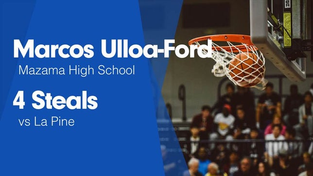 Watch this highlight video of Marcos Ulloa-Ford