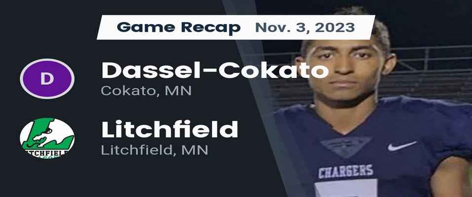 Litchfield vs DasselCokato Football 11/3/2023