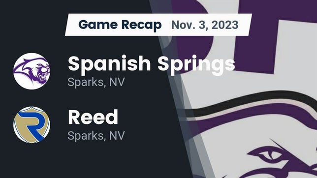 Watch this highlight video of the Spanish Springs (Sparks, NV) football team in its game Recap: Spanish Springs  vs. Reed  2023 on Nov 3, 2023