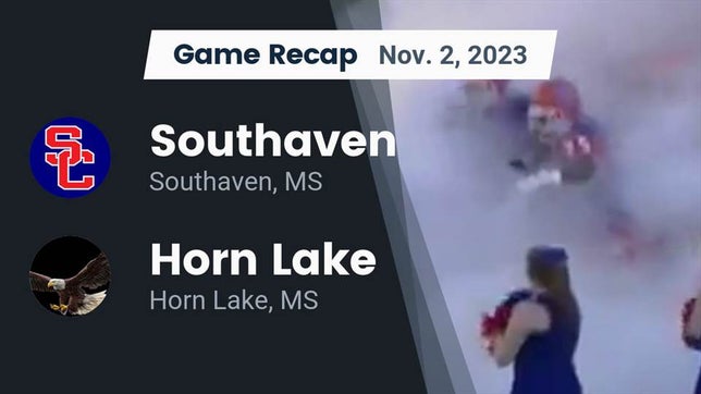 Watch this highlight video of the Southaven (MS) football team in its game Recap: Southaven  vs. Horn Lake  2023 on Nov 3, 2023