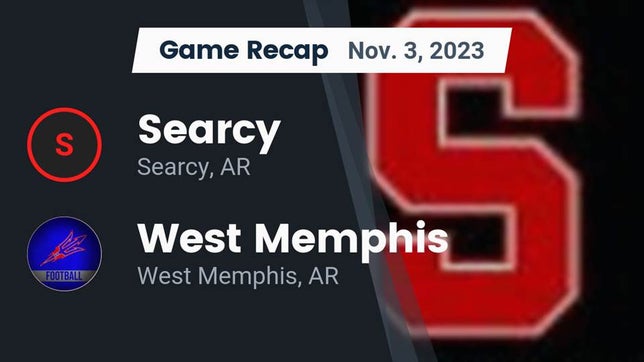 Watch this highlight video of the Searcy (AR) football team in its game Recap: Searcy  vs. West Memphis 2023 on Nov 3, 2023