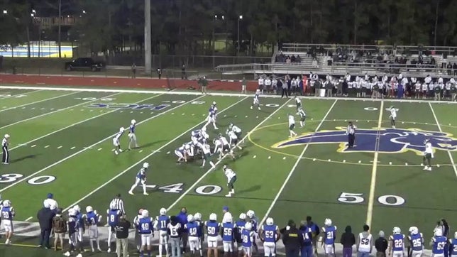 Watch this highlight video of Jackson Huff of the Loris (SC) football team in its game Beaufort High School on Nov 3, 2023
