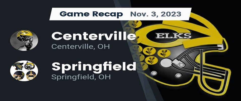 Springfield vs Centerville Football 11/3/2023
