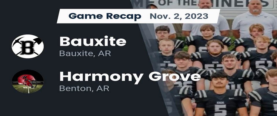 Bauxite vs Harmony Grove Football 11/2/2023