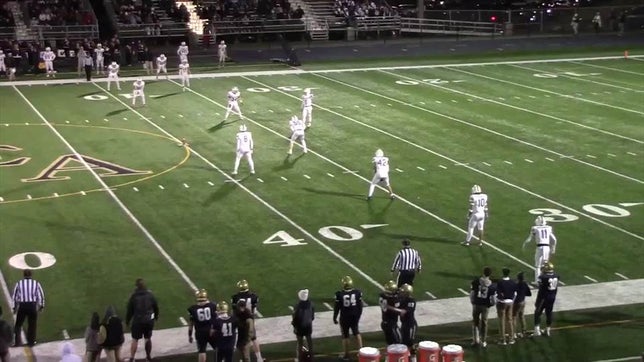 Watch this highlight video of Kaden Wyandt of the Bishop Guilfoyle (Altoona, PA) football team in its game Bald Eagle Area High School on Nov 3, 2023